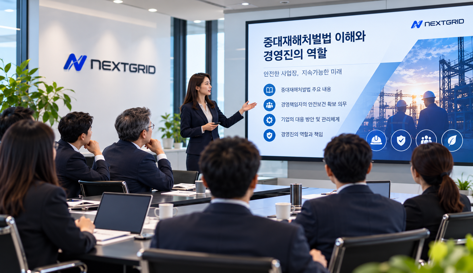 안전보건 경영체계 강화를 위한 경영진 중대재해처벌법 교육 실시 썸네일